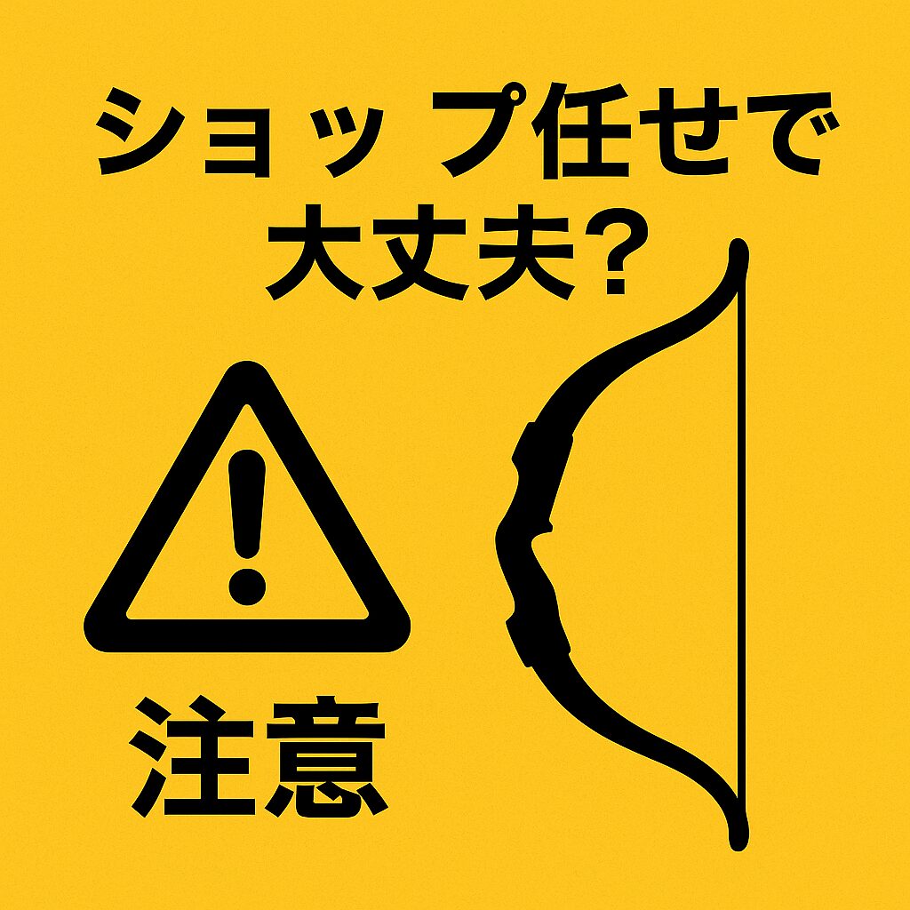 「ショップに任せれば大丈夫」は本当か? ― 選手が“自分の弓”を理解しないことの危険性 ―